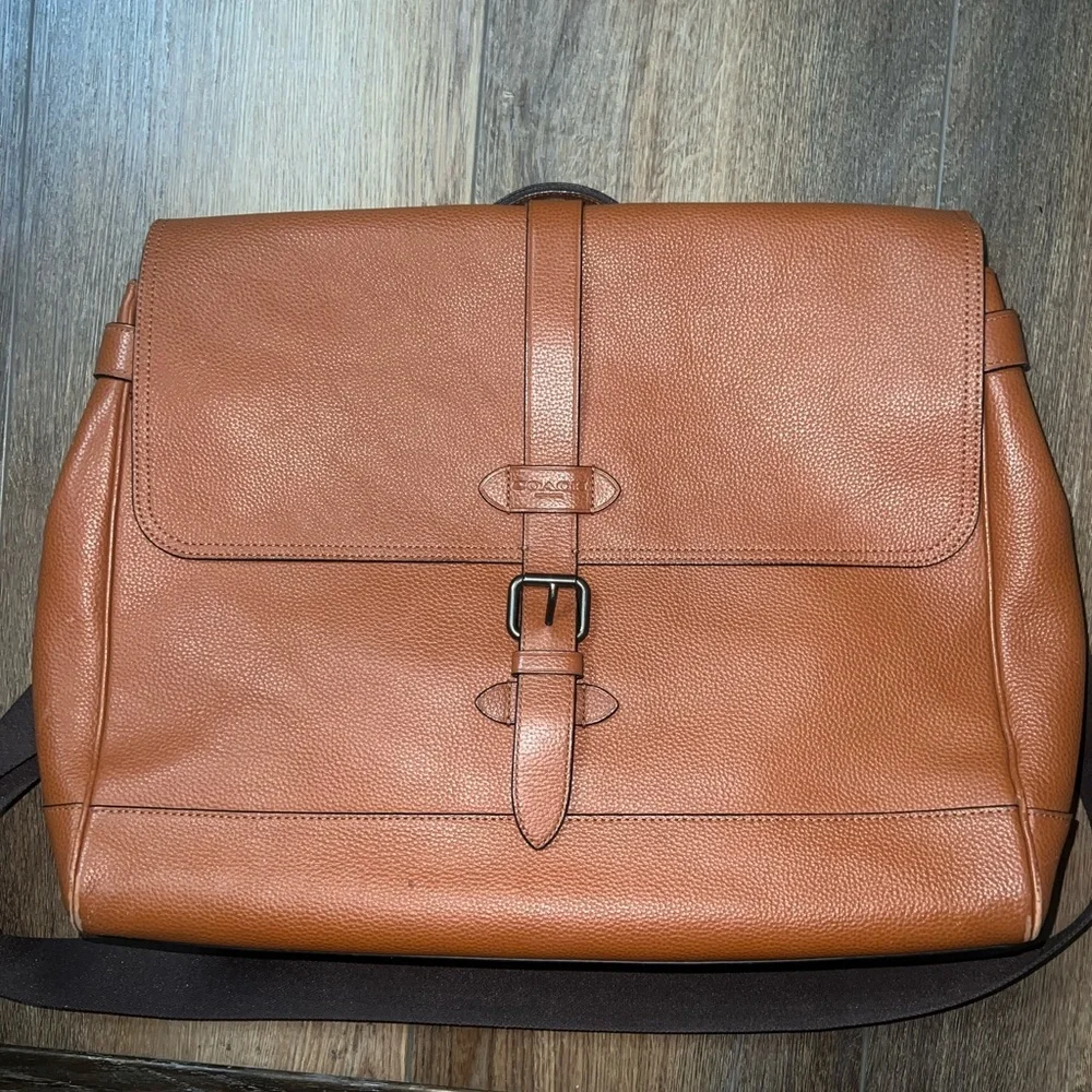 Coach Hudson Leather Messenger Bag